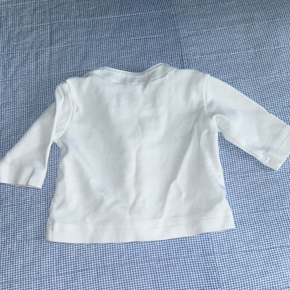 Florence Eiseman 6 month white cotton sweatshirt colorful buttons - Picture 5 of 5